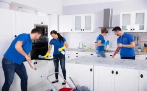 professionally cleaned kitchen